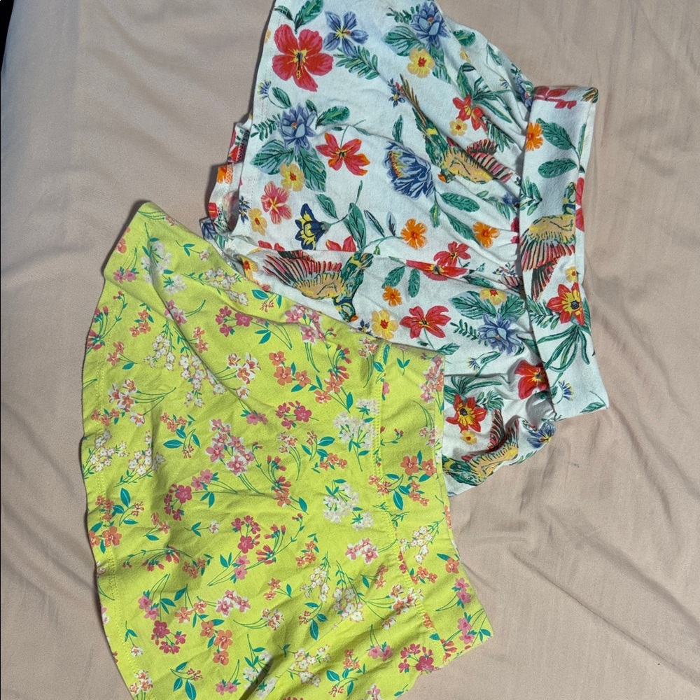 Floral Women's Skirt Set - Multicolor